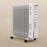 11 Fin Portable Oil Filled Heater Radiator, Energy Efficient, White