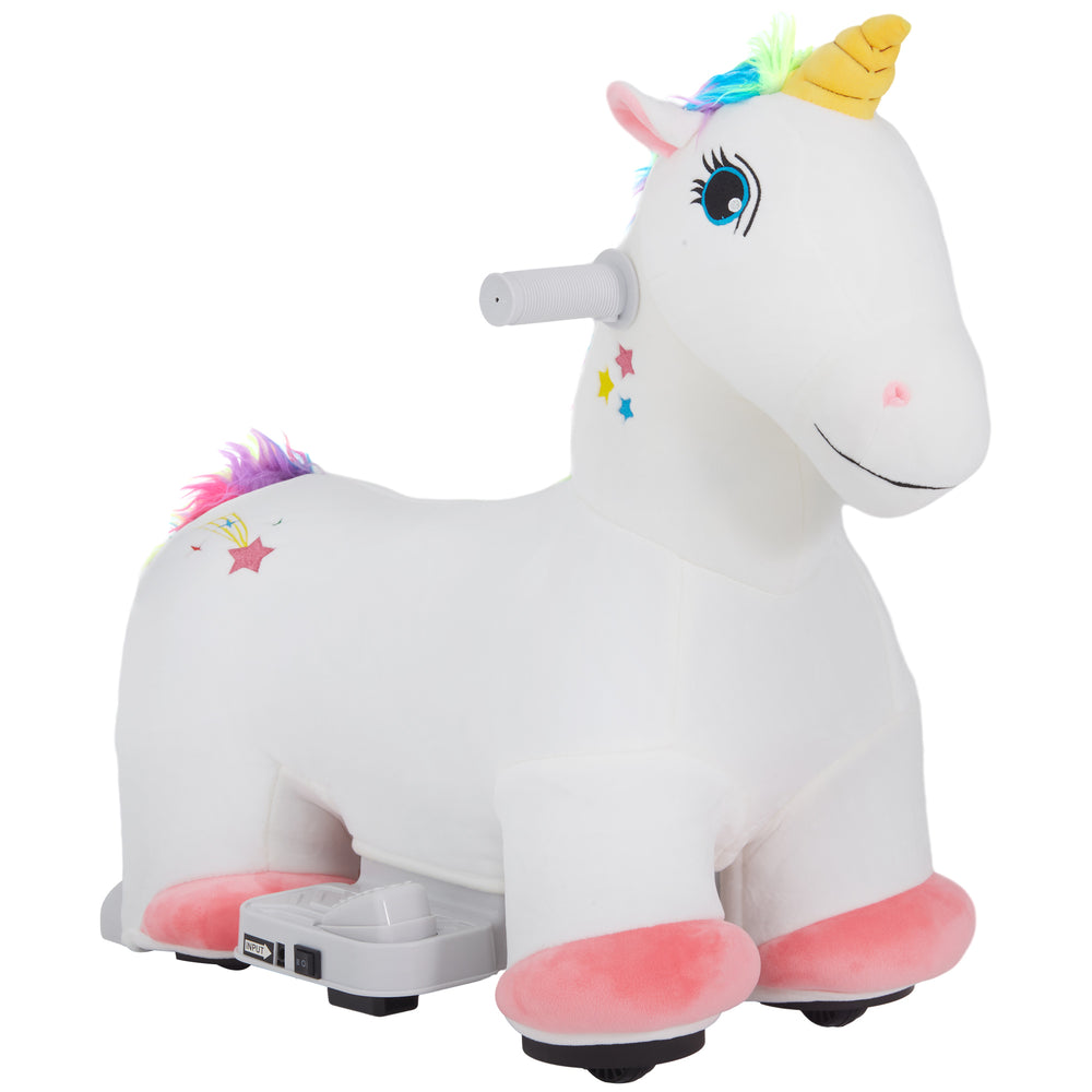 6V Electric Ride on Unicorn with Music Forward