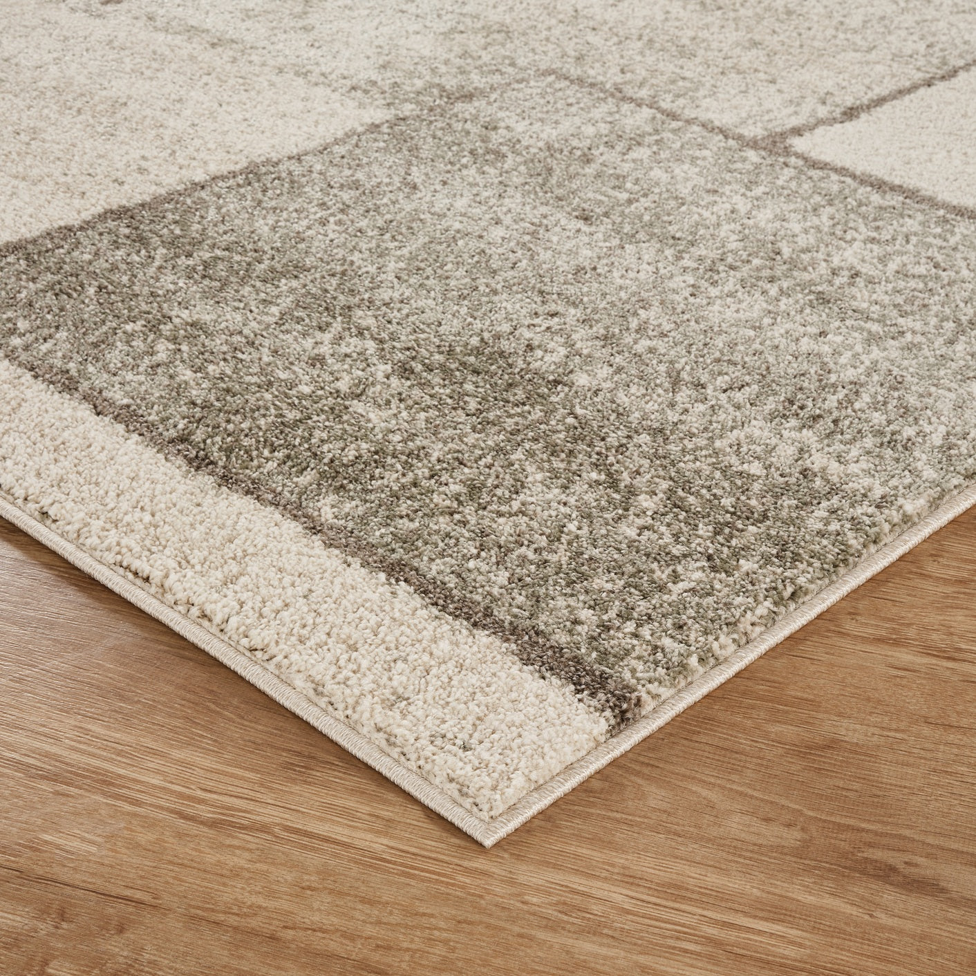 Rhodes Sketch Modern Living Room Contemporary Geometric Area Rugs - 3 Colours Available