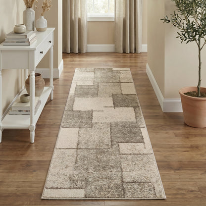 Rhodes Sketch Modern Living Room Contemporary Geometric Area Rugs - 3 Colours Available