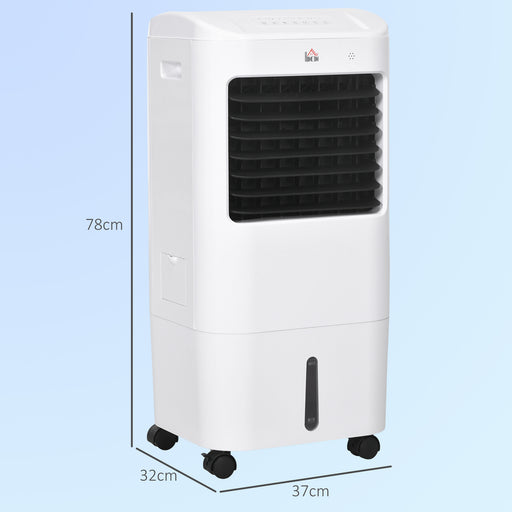 3-In-1 Air Cooler for Home Office, with Oscillation, Ice Packs, Wheels