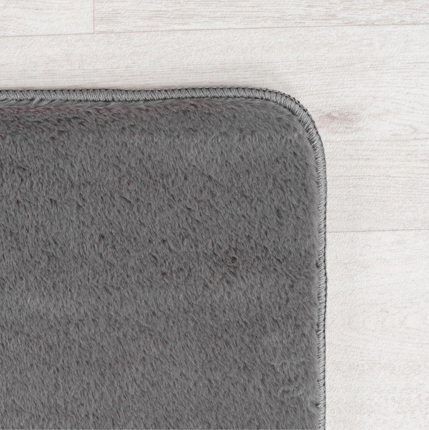 Snuggly Washable Plain Living Room Super Soft Anti Slip Area Rug - 9 Colours Available