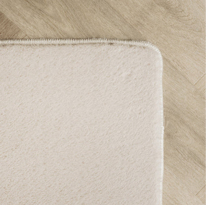 Snuggly Washable Plain Living Room Super Soft Anti Slip Area Rug - 9 Colours Available