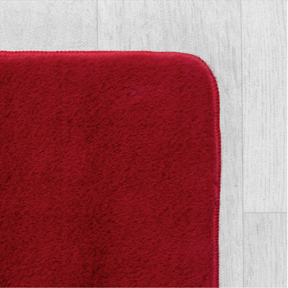 Snuggly Washable Plain Living Room Super Soft Anti Slip Area Rug - 9 Colours Available