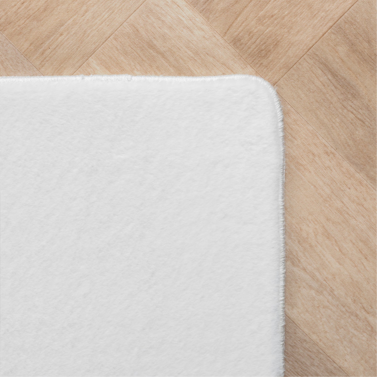 Snuggly Washable Plain Living Room Super Soft Anti Slip Area Rug - 9 Colours Available