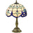 Stained Glass Table Lamp, for Bedroom Bedside, Bulb not Included