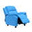 Kids Children Recliner Lounger Armchair Games Chair Sofa Seat PU Leather Look w/ Storage Space on Arms (Blue)