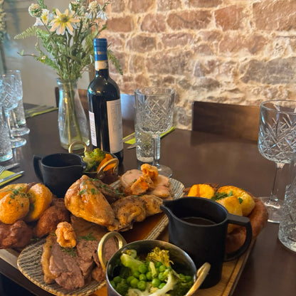 Sunday Roast Sharer for 2 People - Only £24.99 at The Tipsy in St. Peter! Enjoy Succulent Roast Sirloin Beef, Roast Chicken, Roasted Pork Loin & all The Trimmings!