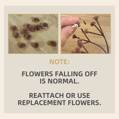 6ft Artificial Gypsophila Blossom Tree with 96 Warm White LED Light, Baby Breath Flowers for Home Party Wedding, Indoor and Outdoor Use