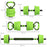 SPORTNOW Weight Dumbbells Set, Barbell, Kettlebell, Push Up Stand, 40kg