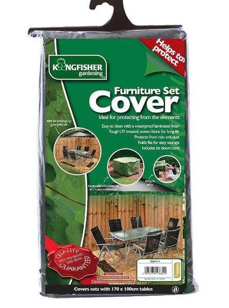 Kingfisher Garden Patio Furniture Cover Green Waterproof - NOW IN STOCK
