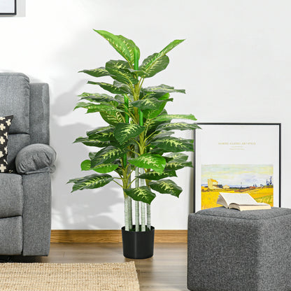 Artificial Evergreen Tree Fake Plant in Pot Indoor Outdoor Decor