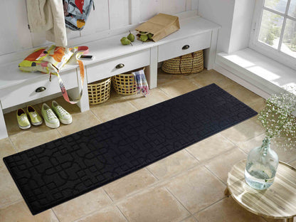 Ivy Anti-Slip Cubed Trellis Design Doormat – Machine Washable for Easy Care - 5 Colours Available