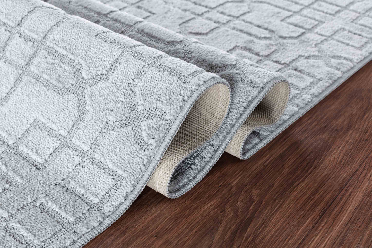 Ivy Anti-Slip Cubed Trellis Design Doormat – Machine Washable for Easy Care - 5 Colours Available