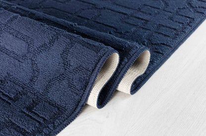 Ivy Anti-Slip Cubed Trellis Design Doormat – Machine Washable for Easy Care - 5 Colours Available