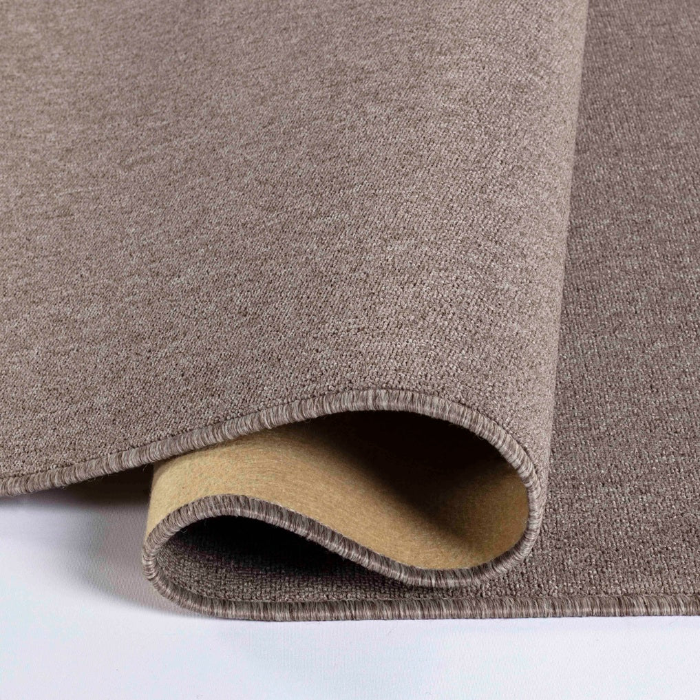 Simple Plain Low Pile Modern Tufted Area Rugs for Living Room with Felt Backing - 5 Colours Available