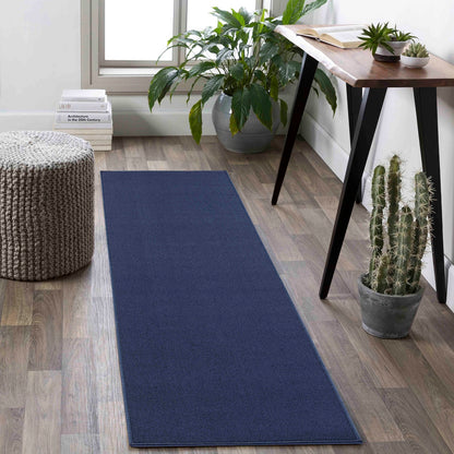 Simple Plain Low Pile Modern Tufted Area Rugs for Living Room with Felt Backing - 5 Colours Available