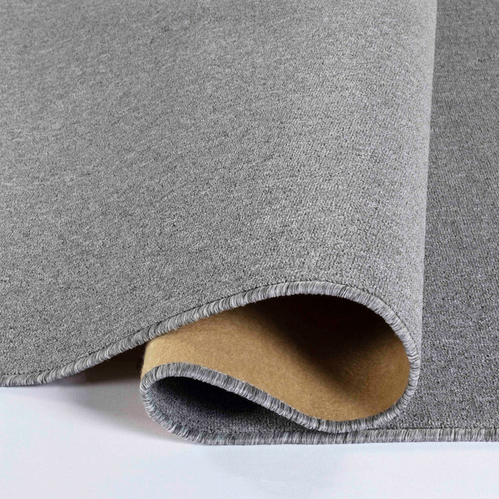 Simple Plain Low Pile Modern Tufted Area Rugs for Living Room with Felt Backing - 5 Colours Available