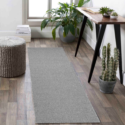 Simple Plain Low Pile Modern Tufted Area Rugs for Living Room with Felt Backing - 5 Colours Available