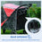 Dog Stroller Rain Cover, Cover for Dog Pram Stroller Buggy for Large Medium Dogs with Rear Entry