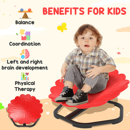 Sensory Spinning Chair, Kids Swivel Chair, Red