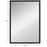 70x50cm Wall Bathroom Mirror for Home Decor, Vanity Mirror, Black