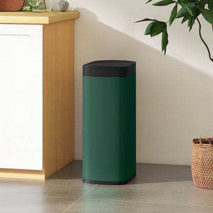 50L Sensor Bin, Touchless Kitchen Bin, Battery Operated, Dark Green