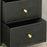 Chest of Drawers with 3 Drawers for Bedroom, Living Room, Black