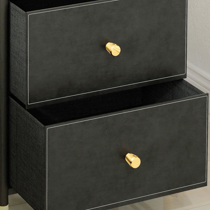 Chest of Drawers with 3 Drawers for Bedroom, Living Room, Black