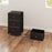 Chest of Drawers with 3 Drawers for Bedroom, Living Room, Black