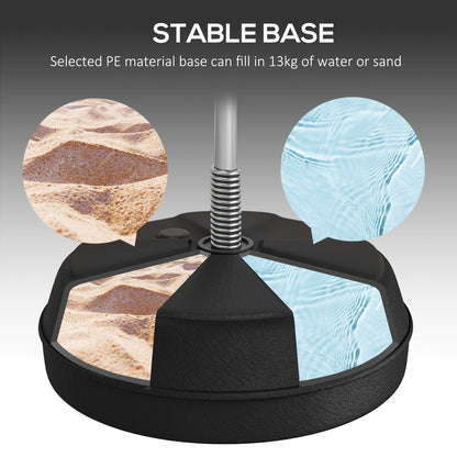 Punching Bag with Stand Boxing Bag Set with Adjustable Height Red