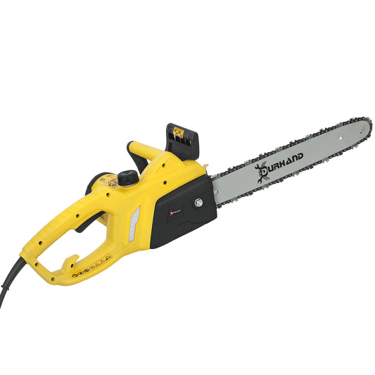 Electric Chainsaw Garden Tools, 2000 W for Wood, Yellow