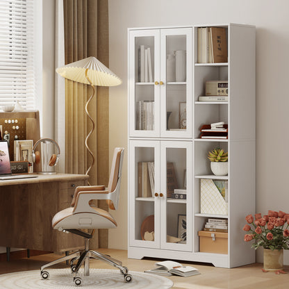 172 cm Tall Kitchen Cupboard, Pantry Storage Cabinet, White