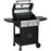 9 kW 3 Burner Gas BBQ Grill with See-through Lid, Black