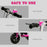 Steel Electric Scooter, Folding E-Scooter with Warning Bell, 15km/h Maximum Speed, for 4-14 Years Old, Pink