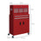 Top Chest and Roller Cabinet Combo Metal Tool Cabinet on Wheels Red