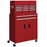 Top Chest and Roller Cabinet Combo Metal Tool Cabinet on Wheels Red