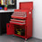 Top Chest and Roller Cabinet Combo Metal Tool Cabinet on Wheels Red