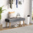 Upholstered Bed End Bench Ottoman Tufted Linen Entryway Living Room