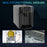 Ice Maker Machine and Water Dispenser, Counter Top Ice Cube Maker w/ 3L Tank, Adjustable Cube Size, 9 Ice Cubes per 6-10 Minutes