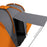 Large Camping Tent Tunnel Tent with 2 Bedroom and Living Area, 2000mm Waterproof, Portable with Bag for 4-6 Man, Orange