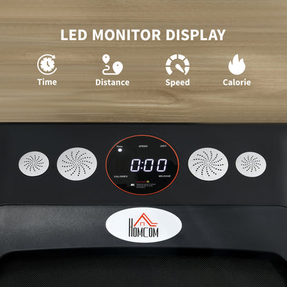 Foldable Walking Treadmill w/ LED Display, Blue