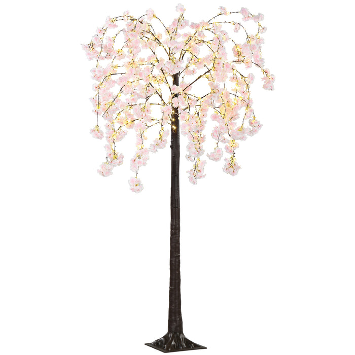 180cm Cherry Blossom Tree Light with 350 LED Lights Fake Sakura Tree