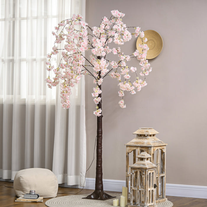 180cm Cherry Blossom Tree Light with 350 LED Lights Fake Sakura Tree