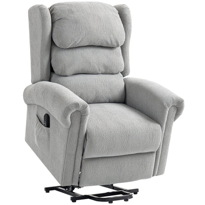 Power Lift Recliner Chair for Elderly with Remote Control, Grey