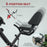 Folding Exercise Bike with Arm Bands and Hand Pulse Sensor, Red