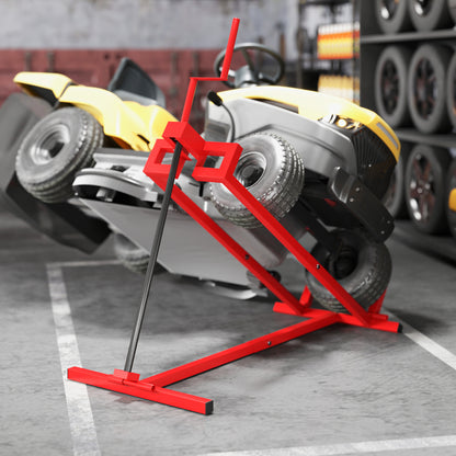 Foldable Ride On Lawn Mower Lift, 400 kg Telescopic Maintenance Jack