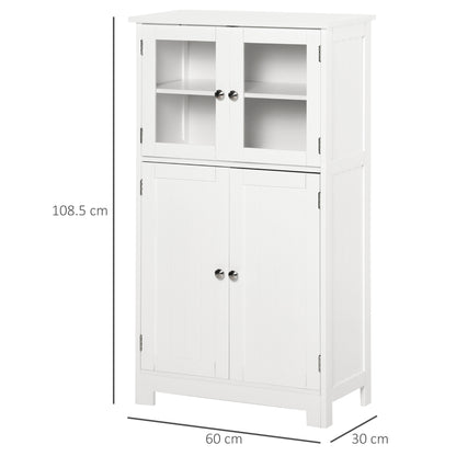 Bathroom Floor Storage Cabinet Standing Unit Kitchen Cupboard W/ Doors