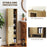 Bathroom Storage Unit with 6 Open Compartments and 6 Shelves