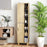 Bathroom Storage Unit with 6 Open Compartments and 6 Shelves